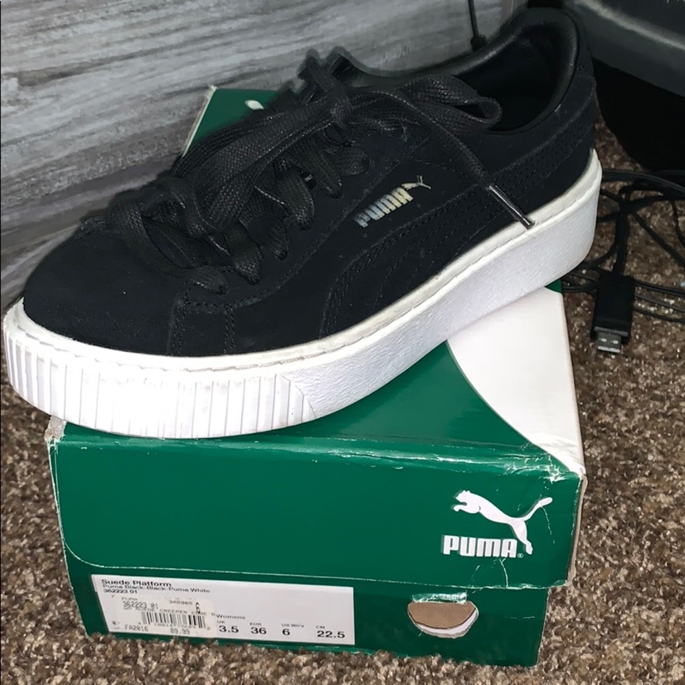 Platform suede Pumas